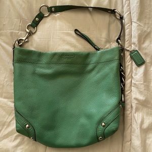 Coach - green handbag